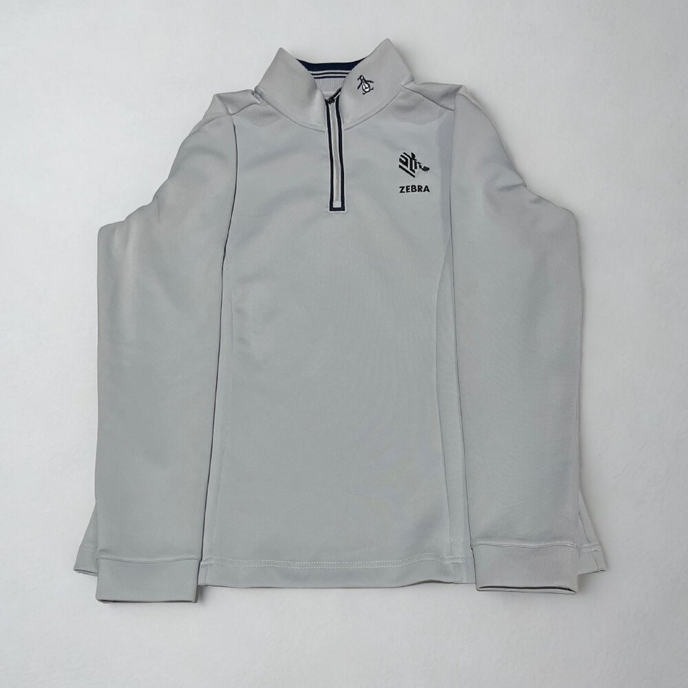 Original Penguin Men’s Light Blue Quarter-Zip Golf Jacket – Size S - Picture 1 of 4